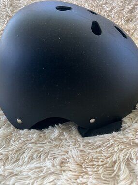 JBM Matte Black Multi Sport Skateboard Bicycle Helmet Size L